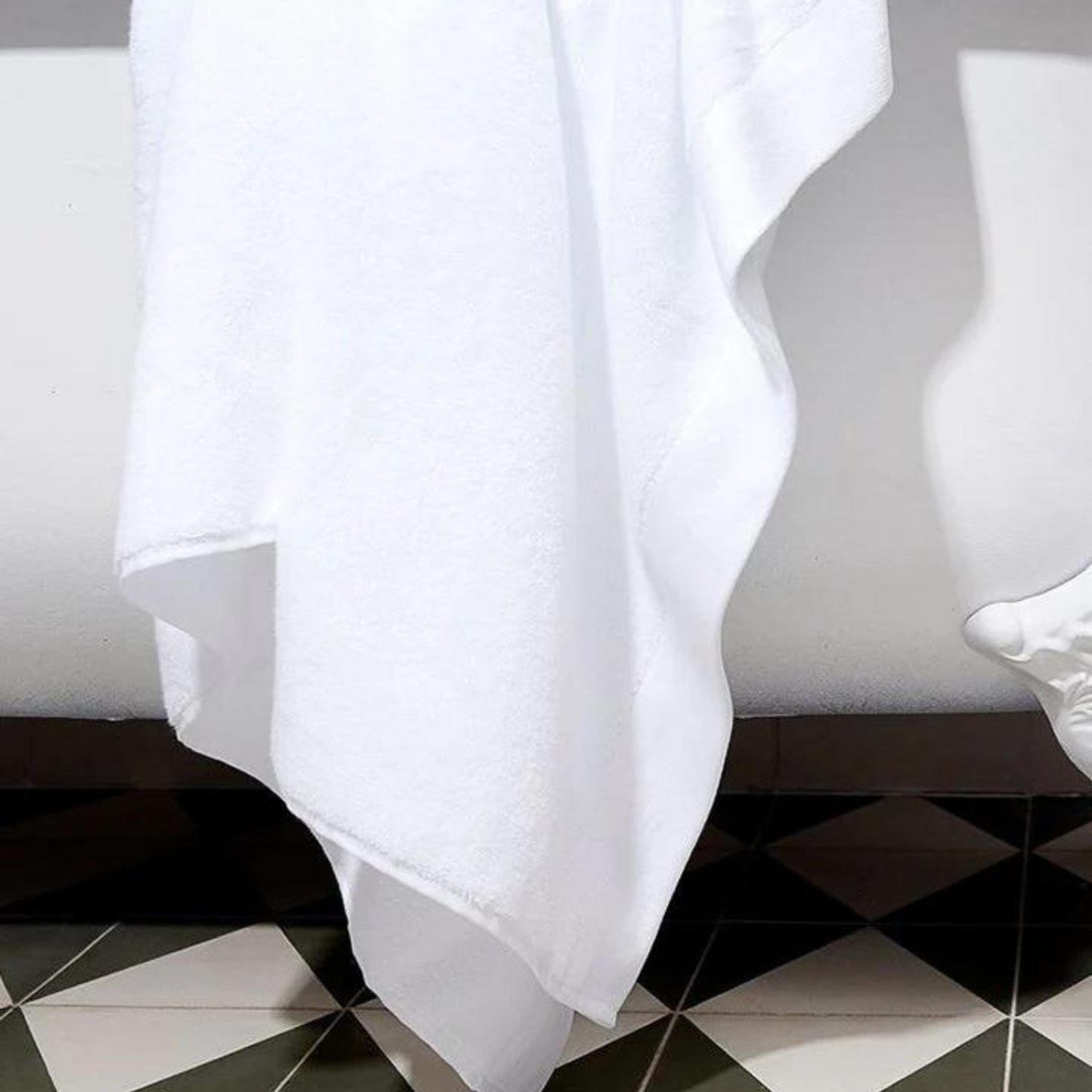 Drap de bain en velours premium 100x150 cm