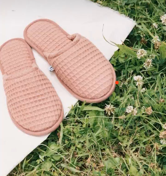 Pantoufle nid d'abeille